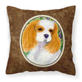 'Caroline'S Treasures Ss1006Pw1414 Cavalier Spaniel Decorative Canvas Fabric Pillow, Large, Multicolor'