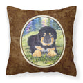 'Caroline'S Treasures Ss1037Pw1414 Tibetan Mastiff Decorative Canvas Fabric Pillow, Large, Multicolor'