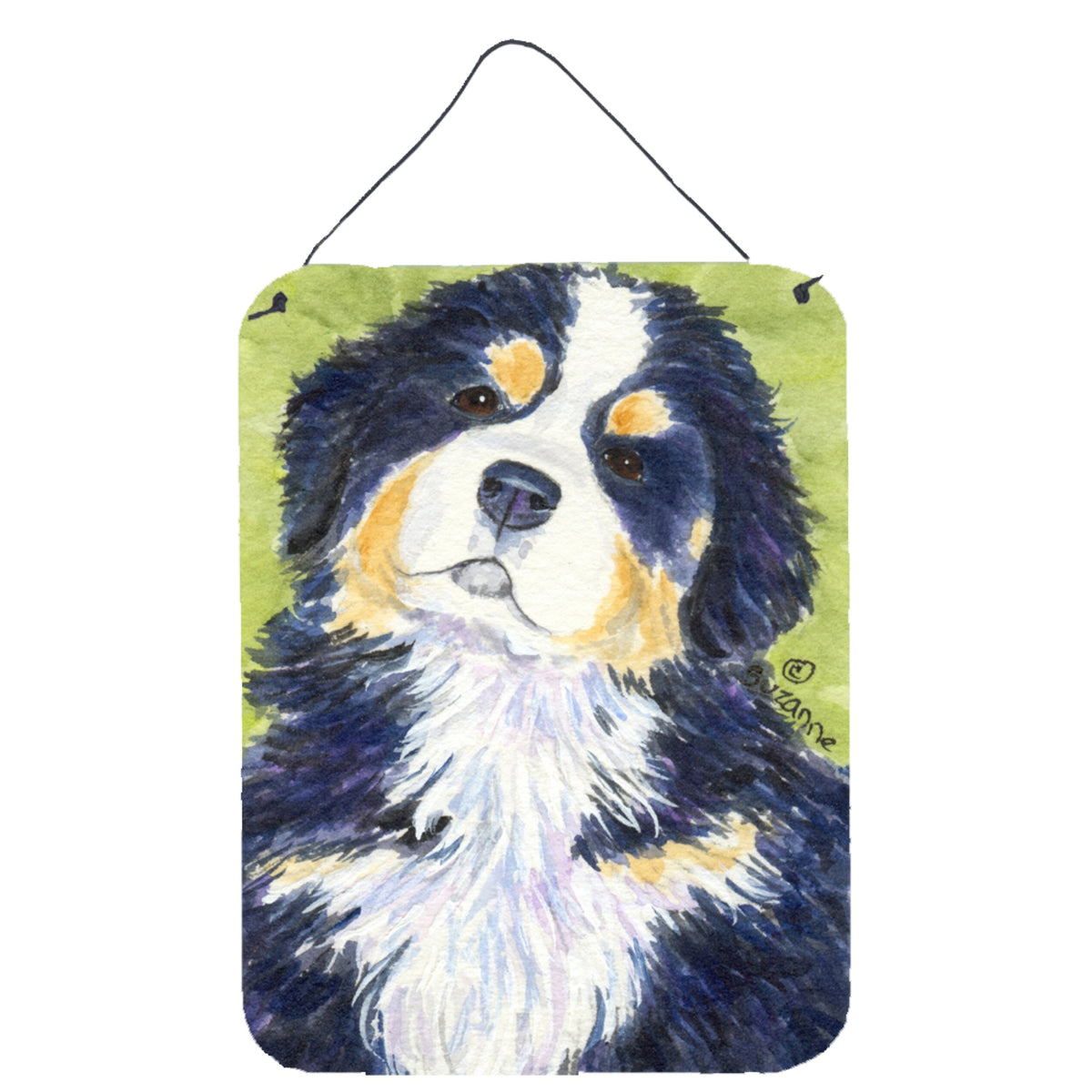 CarolineS Treasures Ss1059Ds1216 Bernese Mountain Dog Aluminium Metal Wall Or Door Hanging Prints, 16 Inch  Inch  X 12 Inch  Inch , Multicolor