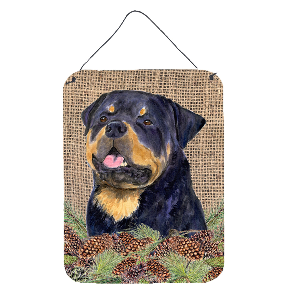 CarolineS Treasures Ss4059Ds1216 Rottweiler Aluminium Metal Wall Or Door Hanging Prints, 16 Inch  Inch  X 12 Inch  Inch , Multicolor