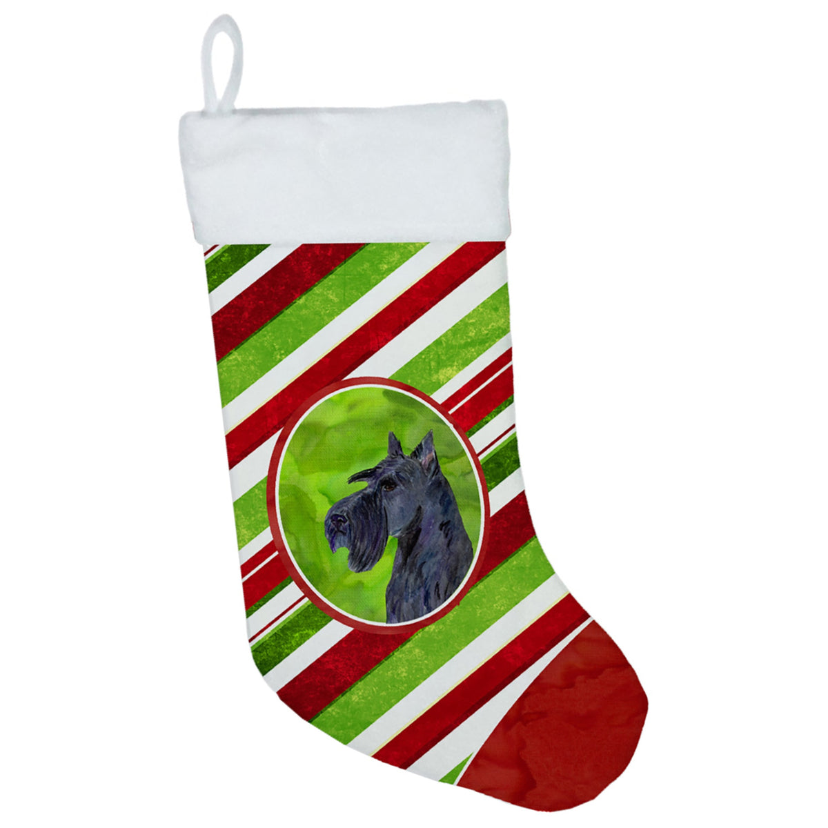 CarolineS Treasures Ss4598Cs Scottish Terrier Winter Snowflakes Christmas Stocking, 11 X 18 Inch  Inch , Multicolor