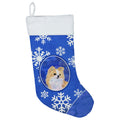 CarolineS Treasures Ss4611Cs Chihuahua Winter Snowflakes Christmas Stocking, 11 X 18 Inch  Inch , Multicolor