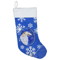 CarolineS Treasures Ss4613Cs Borzoi Winter Snowflakes Christmas Stocking, 11 X 18 Inch  Inch , Multicolor
