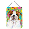 CarolineS Treasures Ss4829Ds1216 Bulldog English Easter Eggtravaganza Wall Or Door Hanging Prints, 16 Inch  Inch  X 12 Inch  Inch , Multicolor