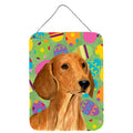 Inch CarolineS Treasures Ss4832Ds1216 Dachshund Easter Eggtravaganza Aluminium Metal Wall Or Door Hanging Prints, 16 Inch  Inch  X 12 Inch  Inch , Mult