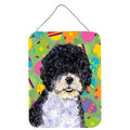 CarolineS Treasures Portuguese Water Dog Easter Eggtravaganza Wall Or Door Hanging Prints, 16 Inch  Inch  X 12 Inch  Inch , Multicolor