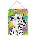 Inch CarolineS Treasures Ss4837Ds1216 Dalmatian Easter Eggtravaganza Aluminium Metal Wall Or Door Hanging Prints, 16 Inch  Inch  X 12 Inch  Inch , Mult
