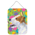 CarolineS Treasures Jack Russell Terrier Easter Eggtravaganza Wall Or Door Hanging Prints, 16 Inch  Inch  X 12 Inch  Inch , Multicolor