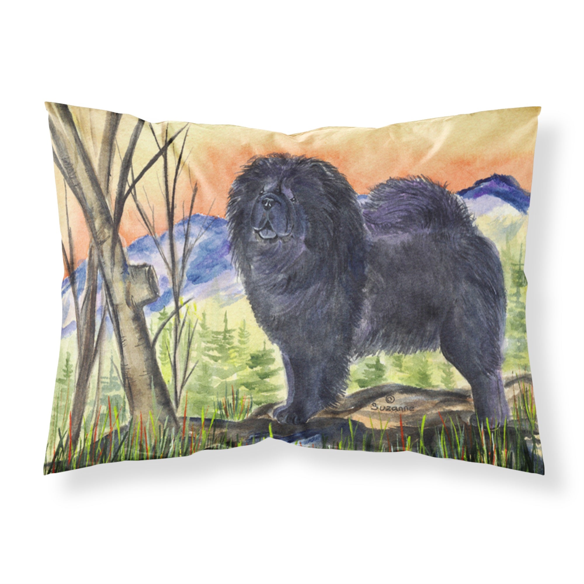 'Caroline'S Treasures Chow Moisture Wicking Fabric Standard Pillowcases, Large, Multicolor'