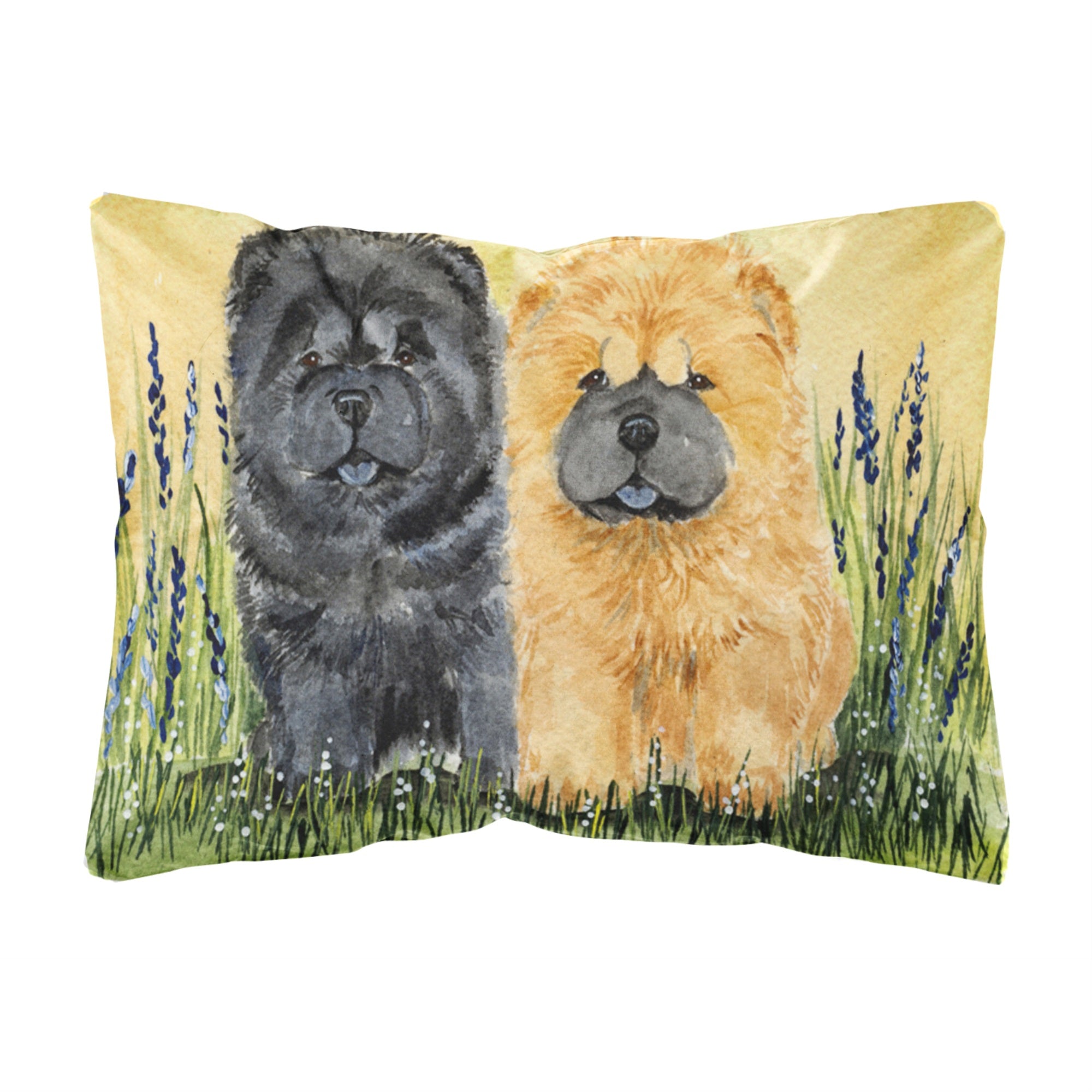 'Caroline'S Treasures Ss7006Pw1216 Chow Chow Decorative Canvas Fabric Pillow, Large, Multicolor'