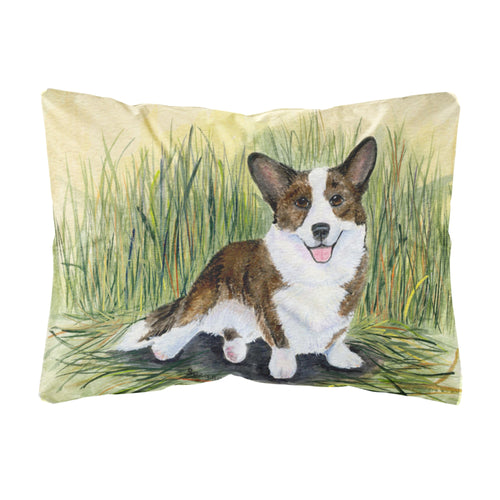 'Caroline'S Treasures Ss8004Pw1216 Corgi Decorative Canvas Fabric Pillow, Large, Multicolor'