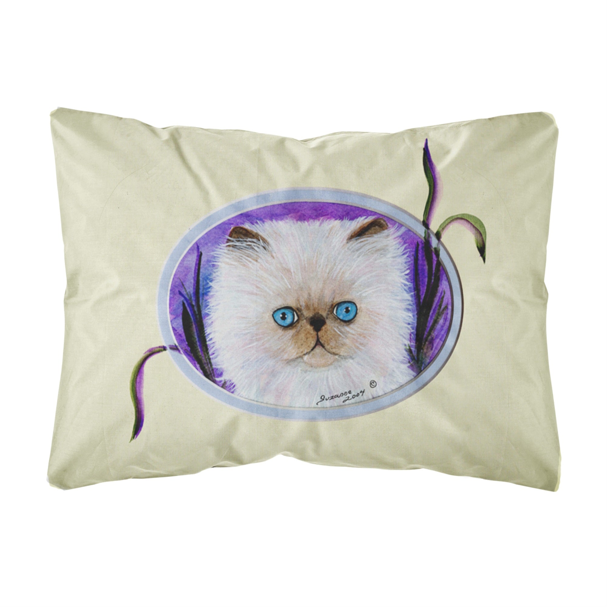 'Caroline'S Treasures Ss8020Pw1216 Cat Decorative Canvas Fabric Pillow, Large, Multicolor'