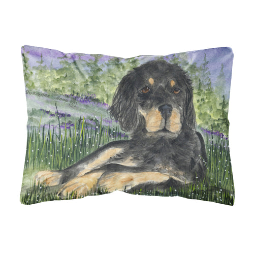 'Caroline'S Treasures Ss8026Pw1216 Gordon Setter Decorative Canvas Fabric Pillow, Large, Multicolor'