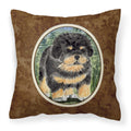 'Caroline'S Treasures Ss8031Pw1414 Tibetan Mastiff Decorative Canvas Fabric Pillow, Large, Multicolor'