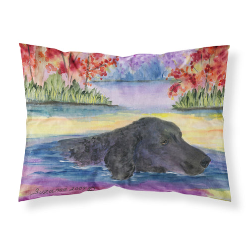'Caroline'S Treasures Ss8043Pillowcase Curly Coated Retriever Moisture Wicking Fabric Standard Pillowcase, Large, Multicolor'