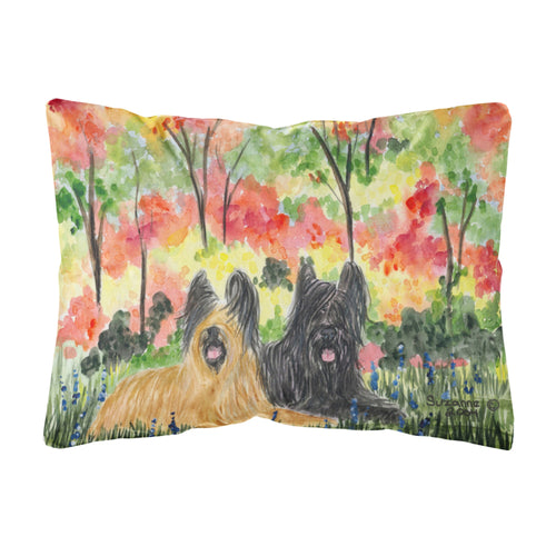 'Caroline'S Treasures Ss8045Pw1216 Briard Decorative Canvas Fabric Pillow, Large, Multicolor'