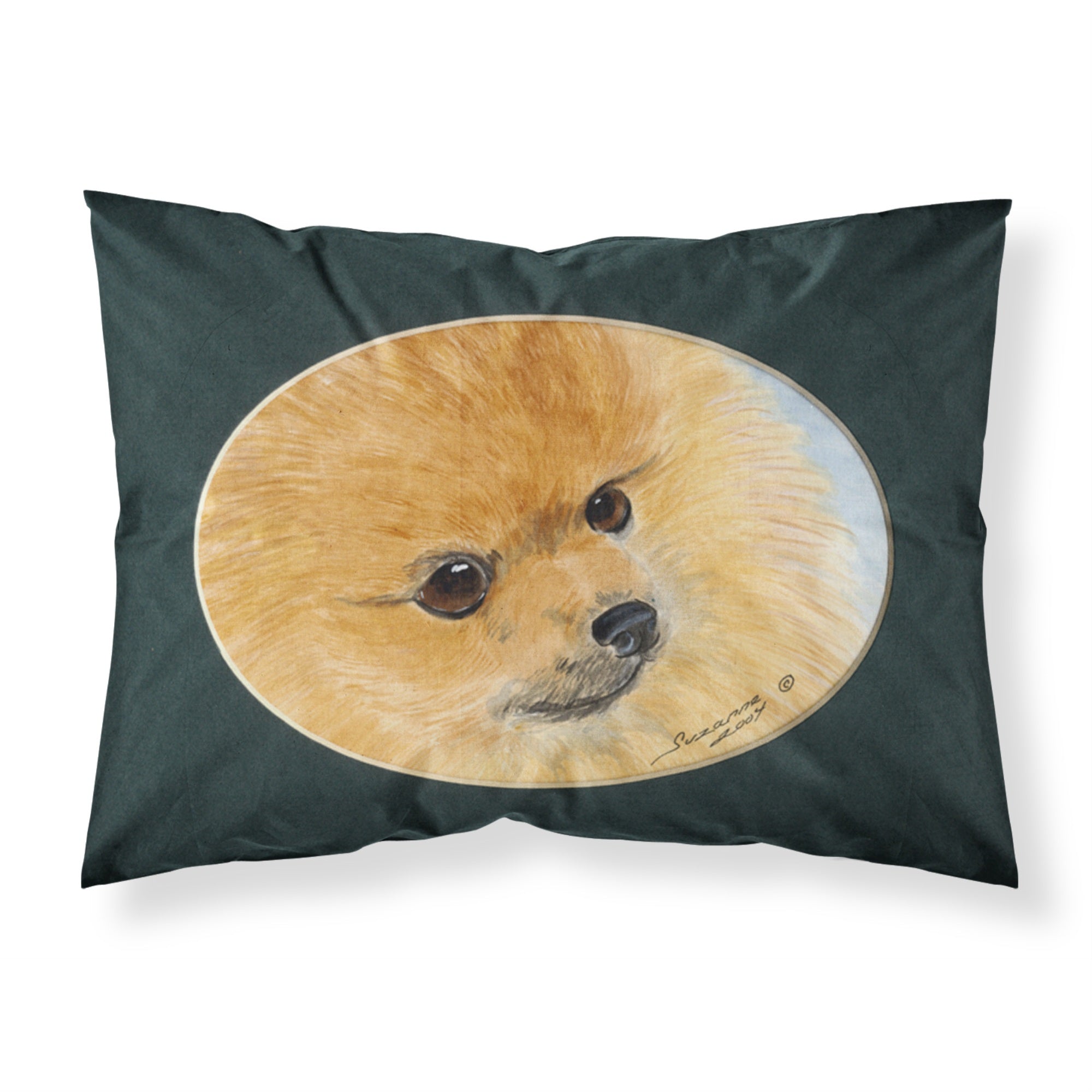 'Caroline'S Treasures Ss8051Pillowcase Pomeranian Moisture Wicking Fabric Standard Pillowcase, Large, Multicolor'