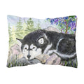 'Caroline'S Treasures Ss8062Pw1216 Alaskan Malamute Decorative Canvas Fabric Pillow, Large, Multicolor'