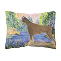 'Caroline'S Treasures Ss8066Pw1216 Doberman Decorative Canvas Fabric Pillow, Large, Multicolor'