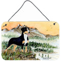 Inch CarolineS Treasures Ss8119Ds812 Entlebucher Mountain Dog Indoor Aluminum Metal Wall Or Door Hanging Prints, 8 X 12 Inch  Inch , Multicol