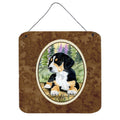 CarolineS Treasures Ss8132Ds66 Entlebucher Mountain Dog Aluminum Metal Wall Or Door Hanging Prints, 6 X 6 Inch  Inch , Multicolor