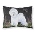 'Caroline'S Treasures Ss8143Pillowcase Bichon Frise Moisture Wicking Fabric Standard Pillowcase, Large, Multicolor'