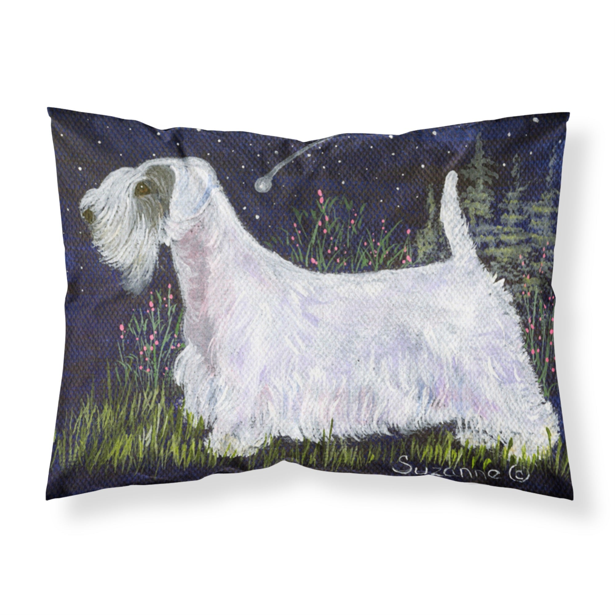 'Caroline'S Treasures Ss8145Pillowcase Sealyham Terrier Moisture Wicking Fabric Standard Pillowcase, Large, Multicolor'