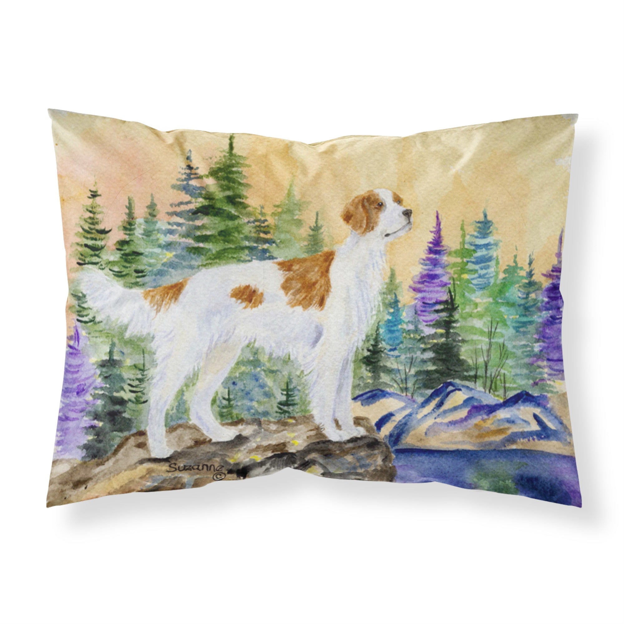 'Caroline'S Treasures Ss8146Pillowcase Setter Moisture Wicking Fabric Standard Pillowcase, Large, Multicolor'