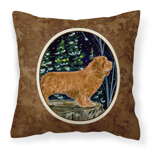 'Caroline'S Treasures Ss8174Pw1414 Sussex Spaniel Decorative Canvas Fabric Pillow, Large, Multicolor'
