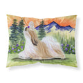 'Caroline'S Treasures Ss8179Pillowcase Shih Tzu Moisture Wicking Fabric Standard Pillowcase, Large, Multicolor'