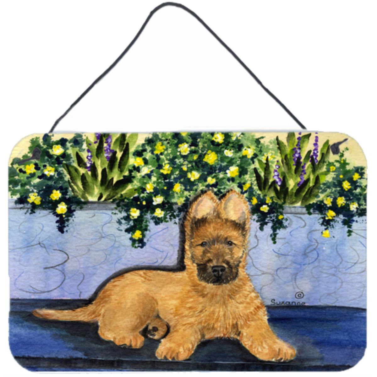 CarolineS Treasures Ss8180Ds812 Briard Indoor Aluminum Metal Wall Or Door Hanging Prints, 8 X 12 Inch  Inch , Multicolor