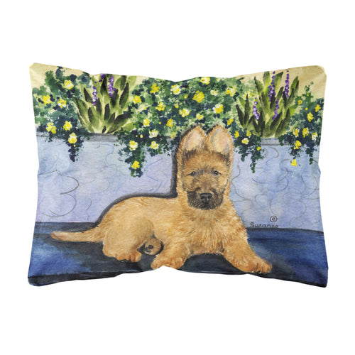 'Caroline'S Treasures Ss8180Pw1216 Briard Decorative Canvas Fabric Pillow, Large, Multicolor'
