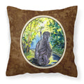 'Caroline'S Treasures Ss8181Pw1414 Afghan Hound Decorative Canvas Fabric Pillow, Large, Multicolor'