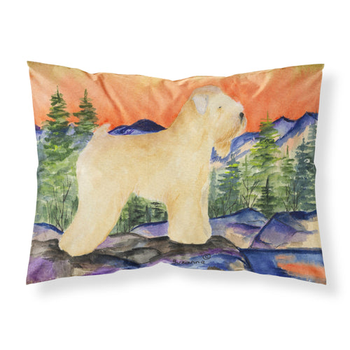 'Caroline'S Treasures Ss8182Pillowcase Wheaten Terrier Soft Coated Moisture Wicking Fabric Standard Pillowcase, Large, Multicol