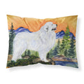 'Caroline'S Treasures Ss8183Pillowcase Great Pyrenees Moisture Wicking Fabric Standard Pillowcase, Large, Multicolor'