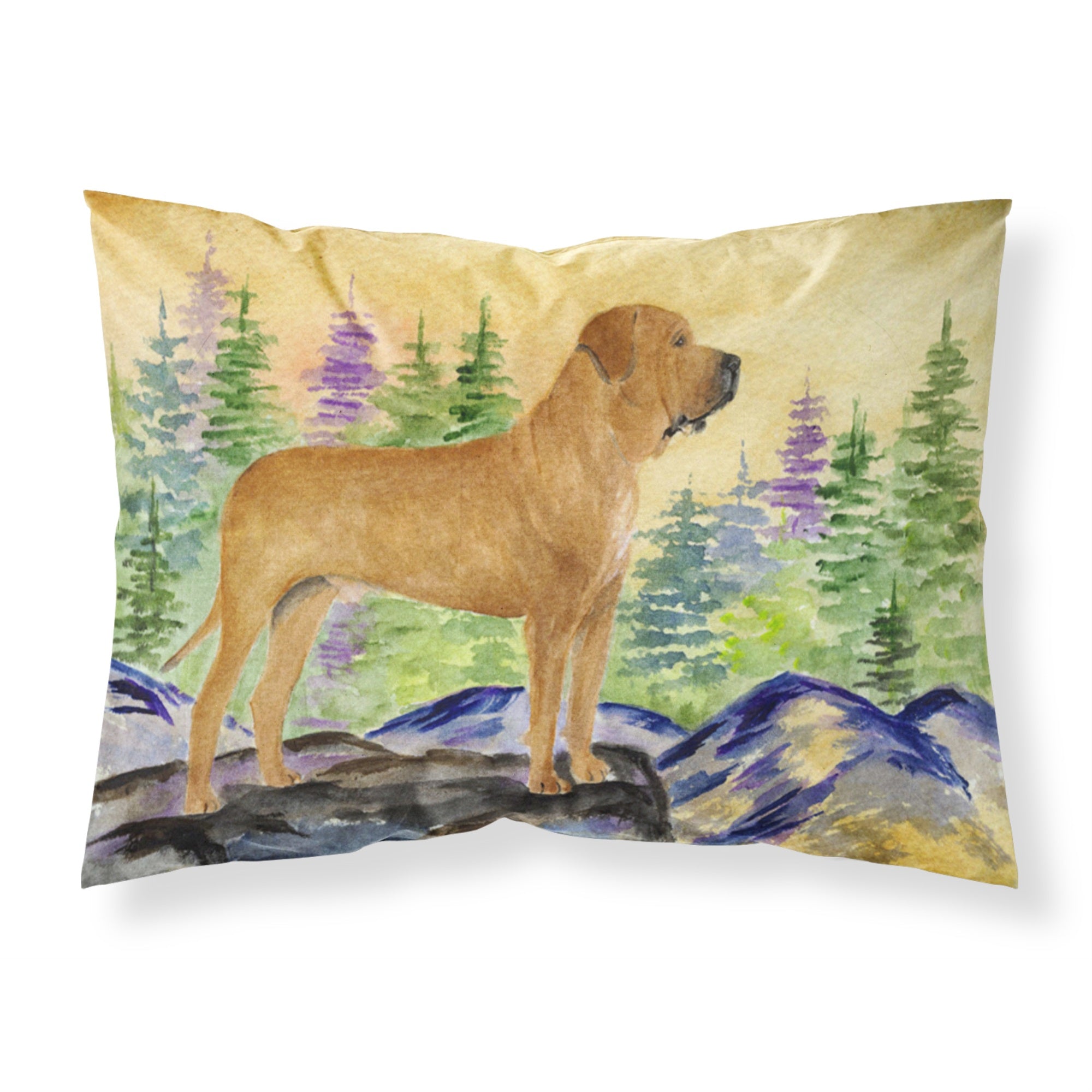 'Caroline'S Treasures Ss8195Pillowcase Tosa Inu Moisture Wicking Fabric Standard Pillowcase, Large, Multicolor'