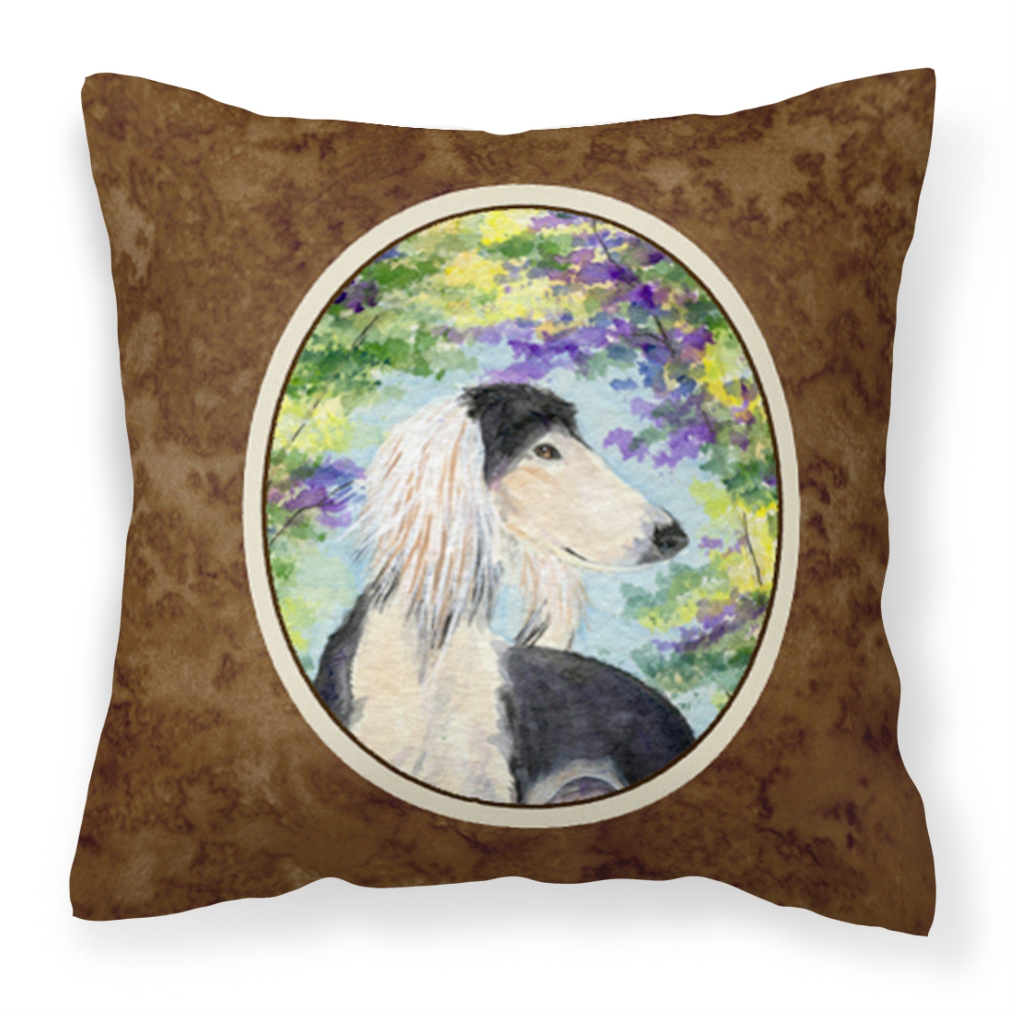 'Caroline'S Treasures Ss8200Pw1414 Saluki Decorative Canvas Fabric Pillow, Large, Multicolor'