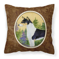 'Caroline'S Treasures Ss8201Pw1414 Basenji Decorative Canvas Fabric Pillow, Large, Multicolor'