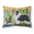 'Caroline'S Treasures Ss8203Pillowcase Collie Moisture Wicking Fabric Standard Pillowcase, Large, Multicolor'
