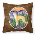 'Caroline'S Treasures Ss8225Pw1414 Italian Greyhound Decorative Canvas Fabric Pillow, Large, Multicolor'
