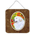 CarolineS Treasures Ss8235Ds66 Great Pyrenees Aluminum Metal Wall Or Door Hanging Prints, 6 X 6 Inch  Inch , Multicolor