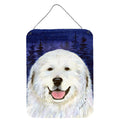 CarolineS Treasures Ss8242Ds1216 Great Pyrenees Aluminium Metal Wall Or Door Hanging Prints, 16 Inch  Inch  X 12 Inch  Inch , Multicolor