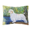 'Caroline'S Treasures Ss8261Pw1216 Clumber Spaniel Decorative Canvas Fabric Pillow, Large, Multicolor'