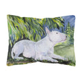 'Caroline'S Treasures Ss8266Pw1216 Bull Terrier Decorative Canvas Fabric Pillow, Large, Multicolor'