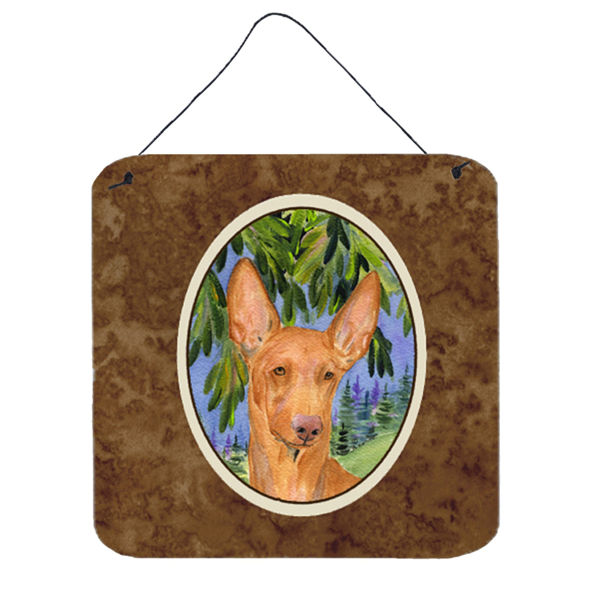 CarolineS Treasures Pharaoh Hound Aluminum Metal Wall Or Door Hanging Prints, 6 X 6 Inch  Inch , Multicolor