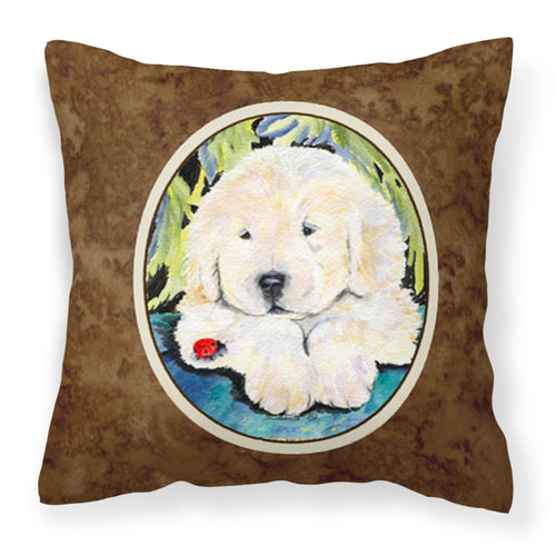 'Caroline'S Treasures Ss8271Pw1414 Golden Retriever Decorative Canvas Fabric Pillow, Large, Multicolor'