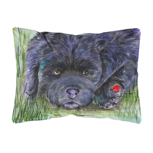 'Caroline'S Treasures Ss8272Pw1216 Newfoundland Decorative Canvas Fabric Pillow, Large, Multicolor'