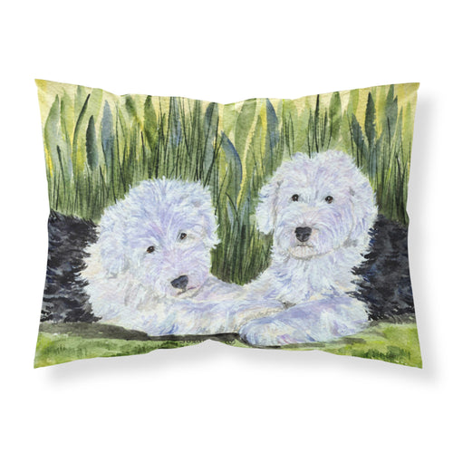 'Caroline'S Treasures Ss8282Pillowcase Old English Sheepdog Moisture Wicking Fabric Standard Pillowcase, Large, Multicolor'