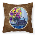 'Caroline'S Treasures Ss8309Pw1414 Scottish Terrier Decorative Canvas Fabric Pillow, Large, Multicolor'