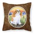 'Caroline'S Treasures Ss8311Pw1414 English Toy Spaniel Decorative Canvas Fabric Pillow, Large, Multicolor'